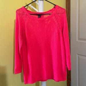 H&M orange sweater sz s